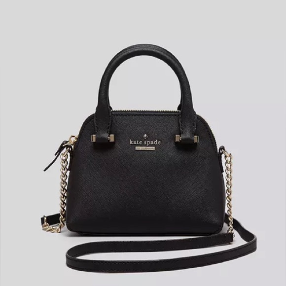 kate spade Handbags - Kate Spade New York Crossbody - Cedar Street Mini Maise -Black Leather Handbag